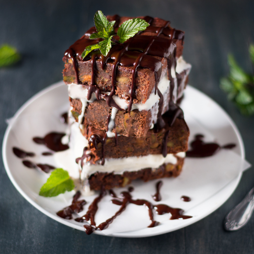 Brownies Con Helado Recetas De Postres Crem Helado