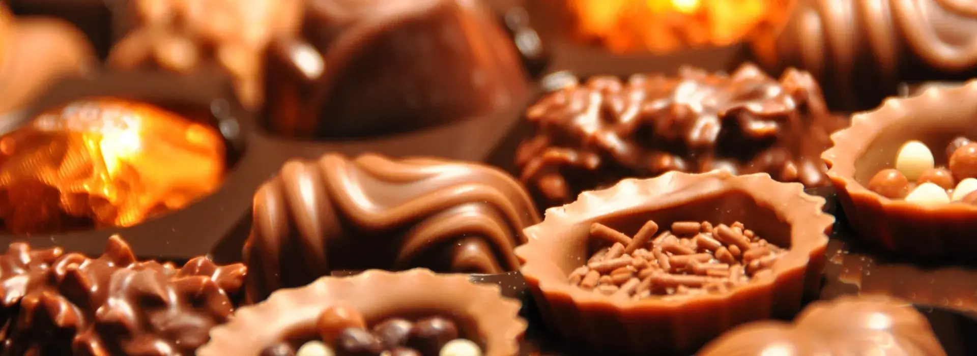 Receta de bombones de chocolate rellenos de helado y galleta