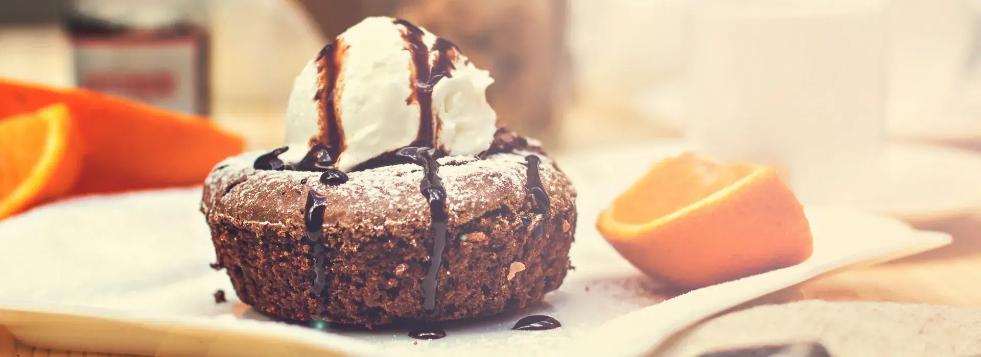 Receta de muffins rellenos de helado para celebrar
