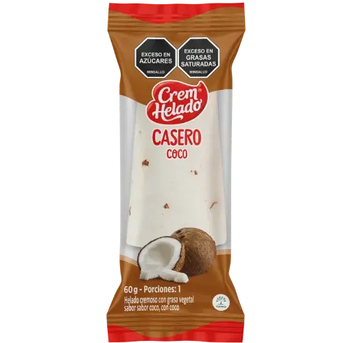 Crem Helado casero de coco