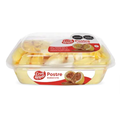 Postre maracuyá Crem Helado