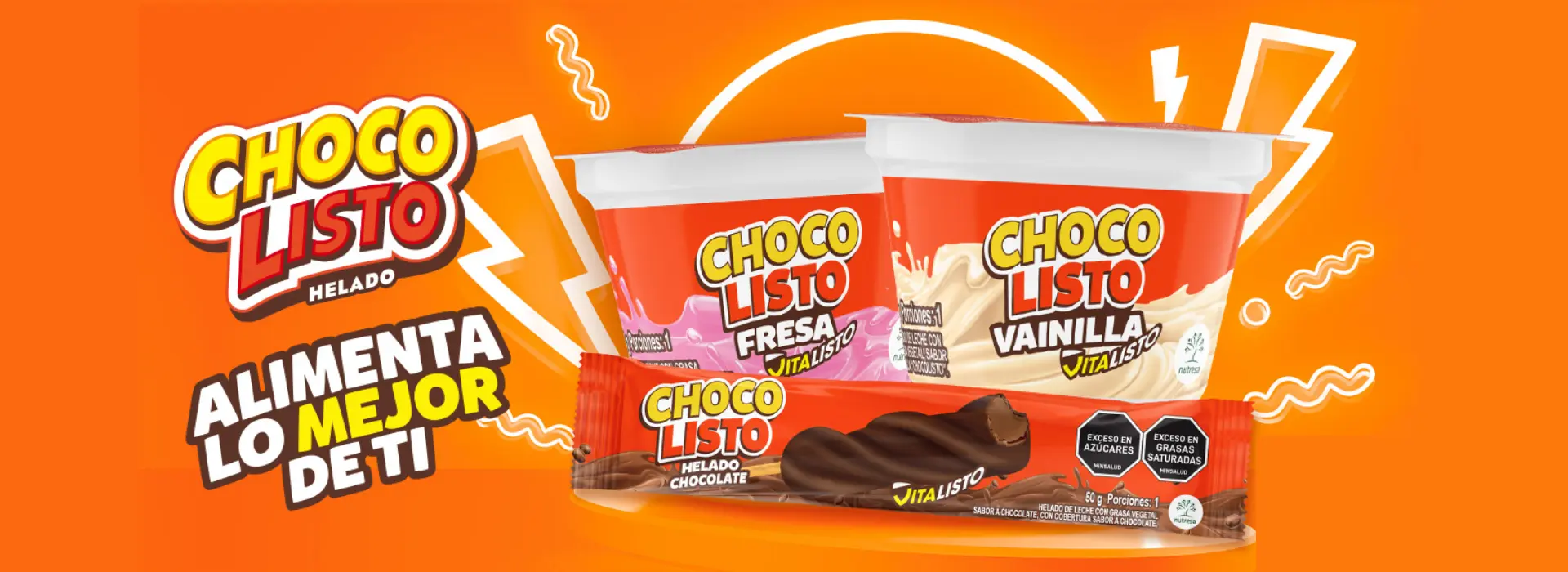 Chocolisto helado alimenta lo mejor de ti