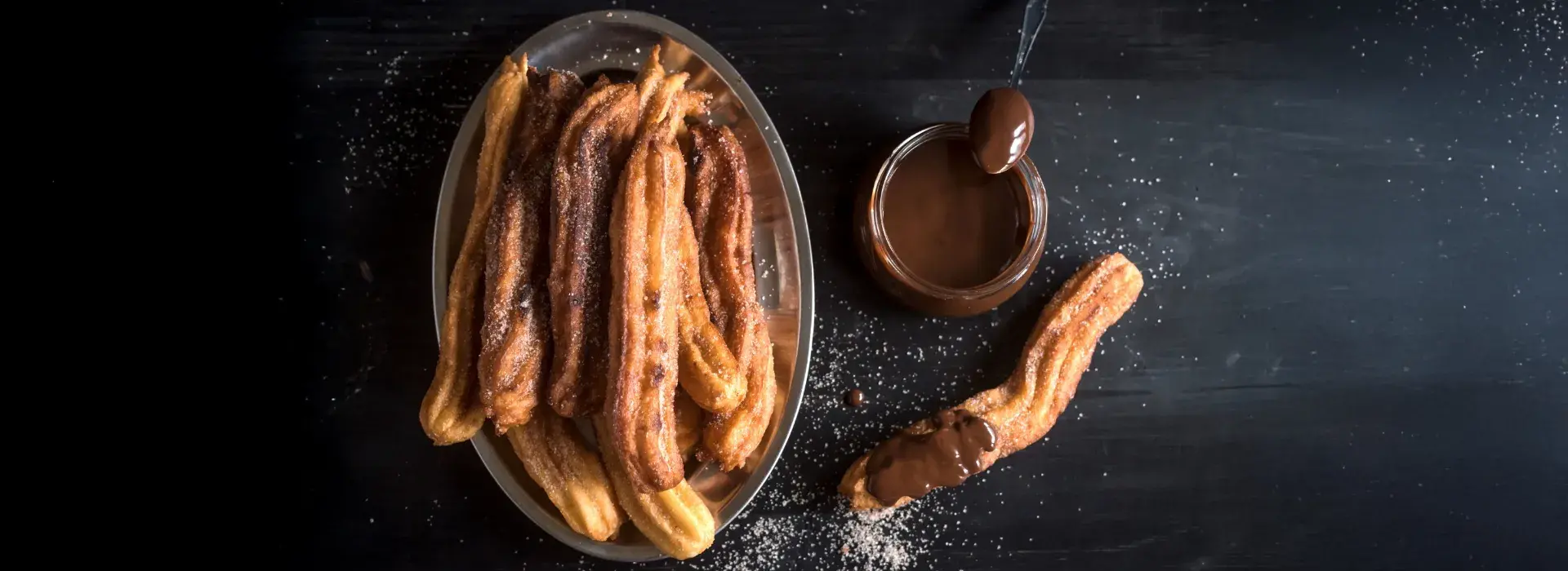 Receta fácil para hacer churros con chocolate