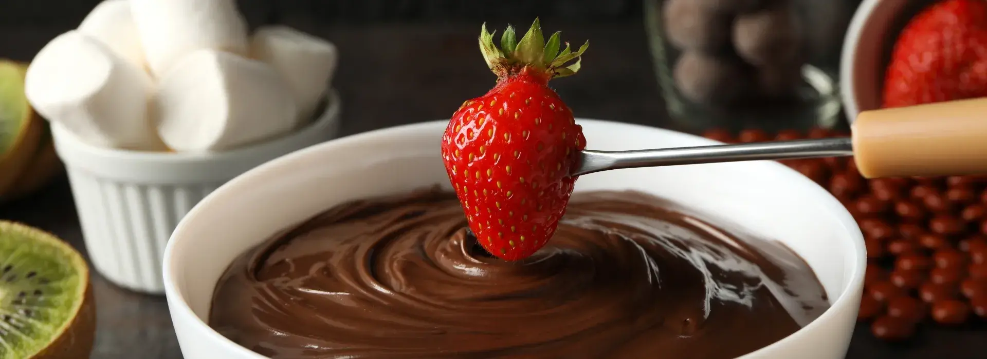 Receta fácil de preparar fondue de chocolate