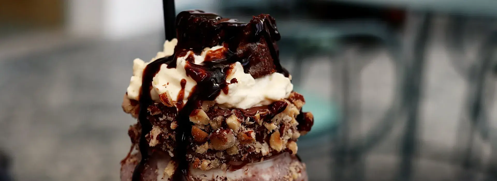 Receta malteada de brownie Crem Helado