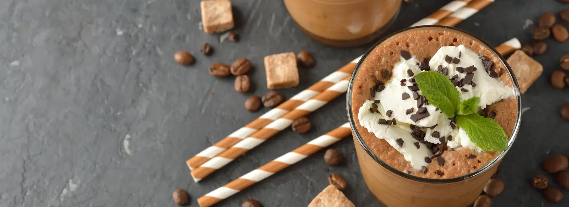 Receta para hacer una malteada fácil con sabor a café