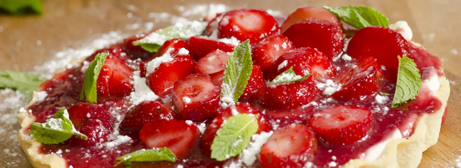 Pie de fresa con helado Vainilla Fresa para la mejor ocasión
