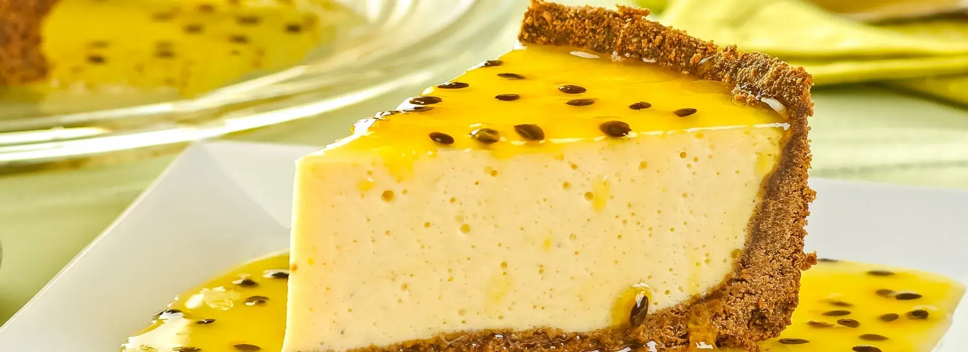 Postre de maracuyá para celebraciones