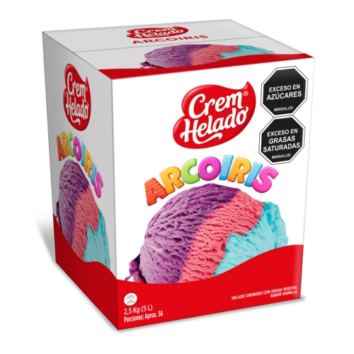 Crem Helado arcoiris