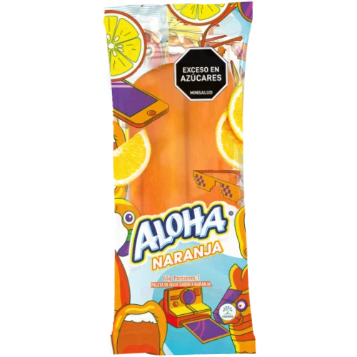 Aloha naranaja Crem Helado