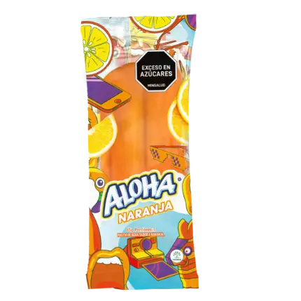 Aloha naranja Crem Helado