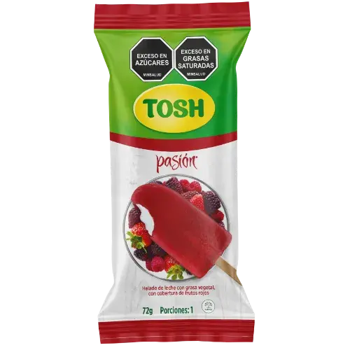 Helado tosh pasión Crem Helado