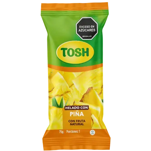 Tosh helado Crem Helado sabor a piña