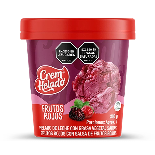 Medio litro de frutos rojos Crem Helado