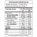 Tabla nutricional chococono flow