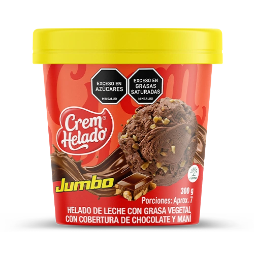 Medio litro de helado jumbo
